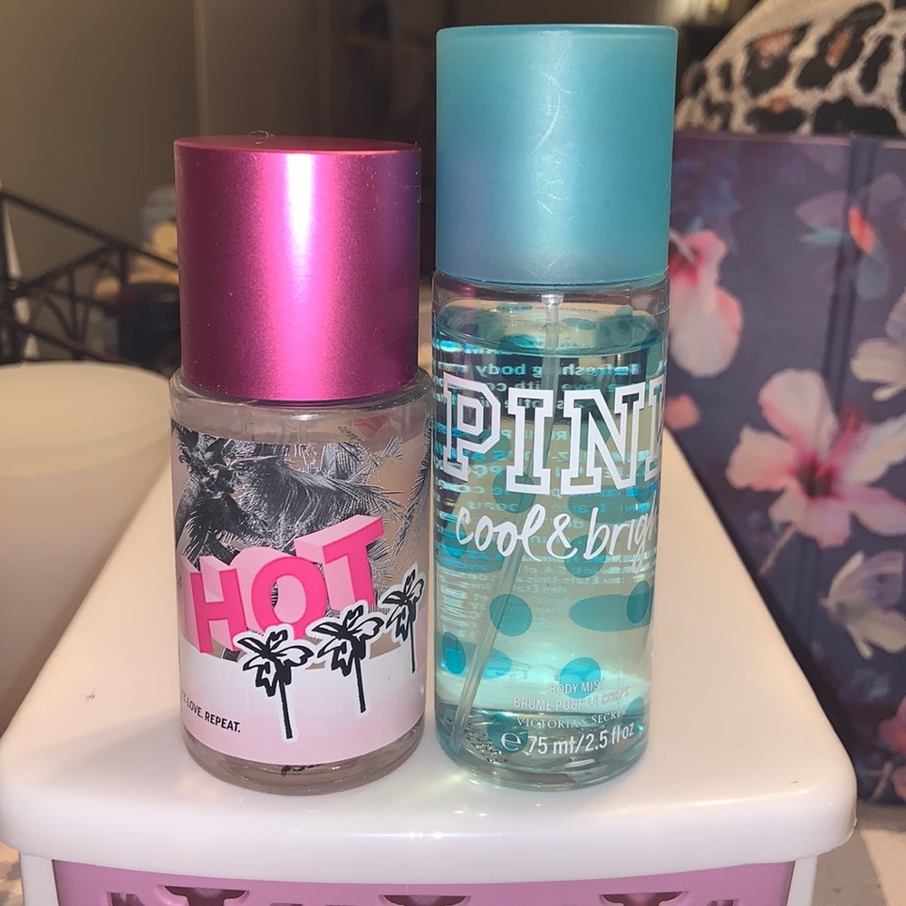Pink mini body sprays